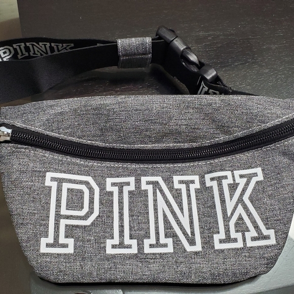 PINK Victoria Secret Grey Fanny Pack - Picture 1 of 2